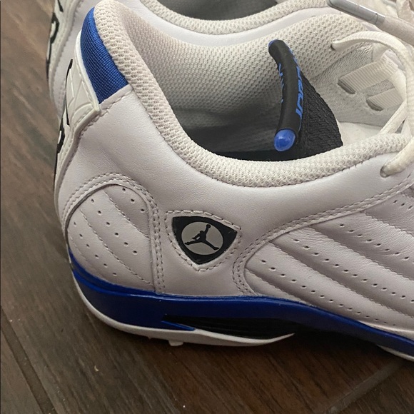 Jordan Retro White and Blue Sneakers
